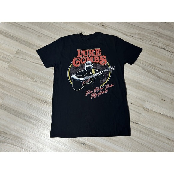 Luke Combs Other - Luke Combs Beer Never Broke My Heart Tour 2019 Country Music Shirt Size S Black